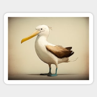 Albatross Illustration for Bird Lovers Sticker